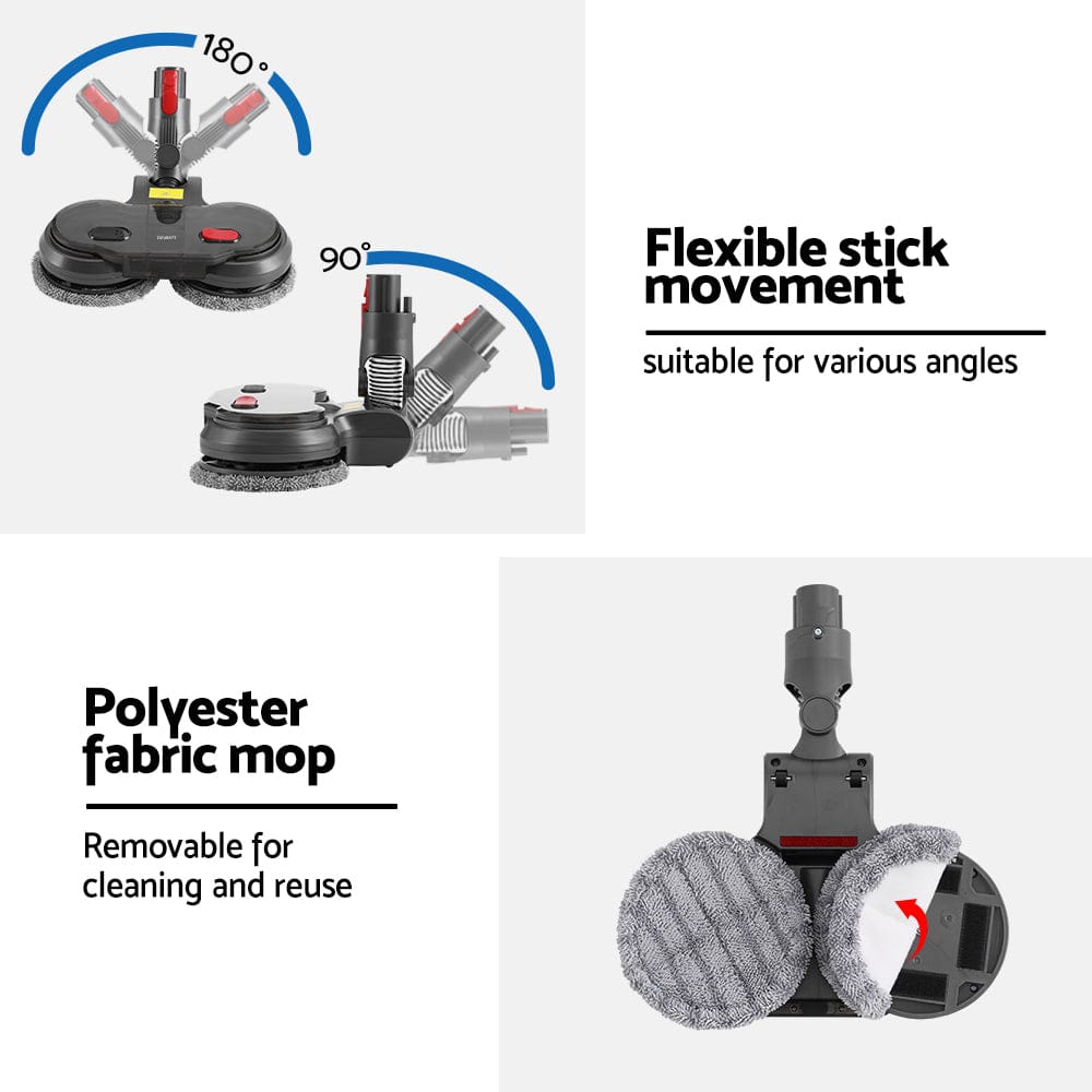 Devanti Appliances > Vacuum Cleaners > Stick Vacuums Devanti Electric Mop Head for Dyson V7 8 10 11 15