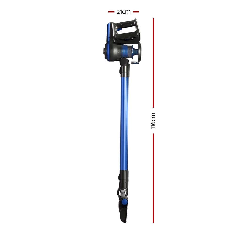 Devanti Appliances > Vacuum Cleaners > Stick Vacuums Devanti Stick Vacuum Cleaner Brushless Cordless 250W Blue