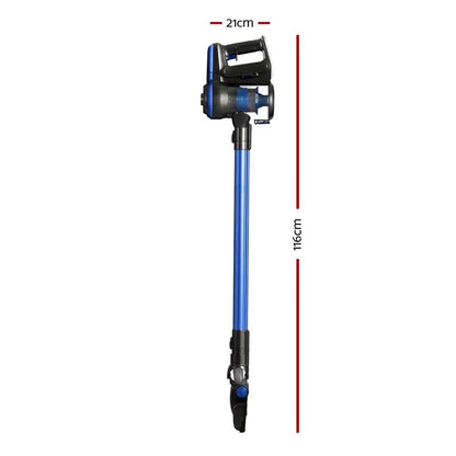 Devanti Appliances > Vacuum Cleaners > Stick Vacuums Devanti Stick Vacuum Cleaner Brushless Cordless 250W Blue