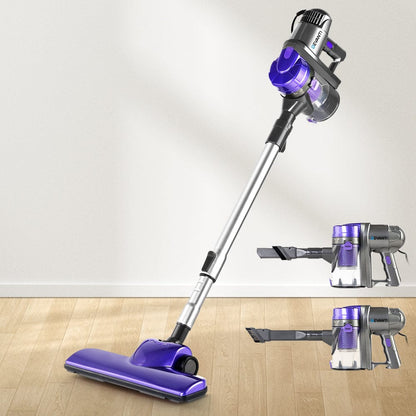 Devanti Appliances > Vacuum Cleaners > Stick Vacuums Devanti Stick Vacuum Cleaner Handheld Corded 450W Purple