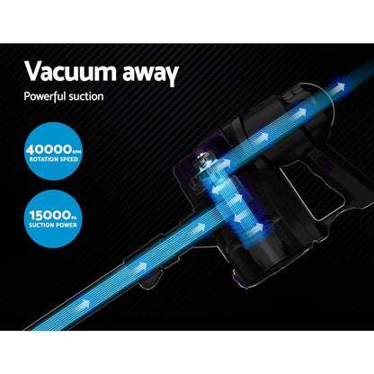 Devanti Appliances > Vacuum Cleaners > Stick Vacuums Devanti Stick Vacuum Cleaner Handheld Corded 450W Purple