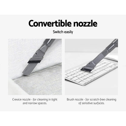 Devanti Appliances > Vacuum Cleaners > Stick Vacuums Devanti Stick Vacuum Cleaner Handheld Corded 450W Purple