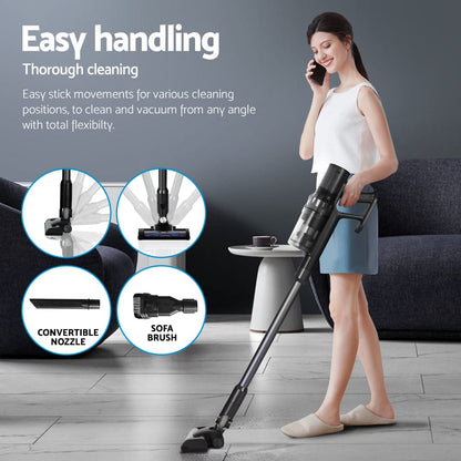 Devanti Appliances > Vacuum Cleaners > Stick Vacuums Devanti Stick Vacuum Cleaner Mop Head 350W Grey