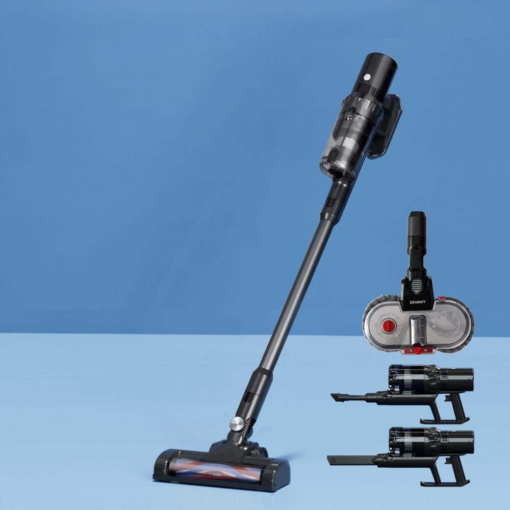 Devanti Appliances > Vacuum Cleaners > Stick Vacuums Devanti Stick Vacuum Cleaner Mop Head 350W Grey