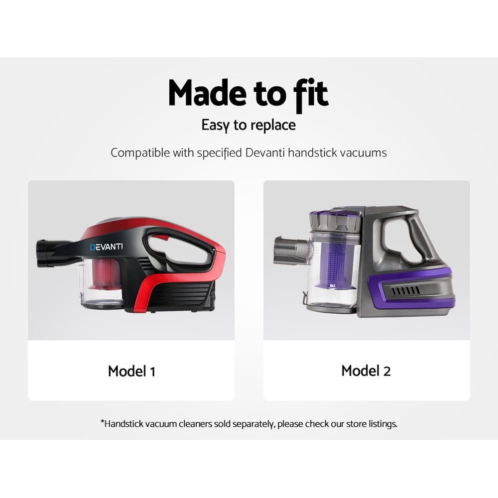 Devanti Appliances > Vacuum Cleaners > Stick Vacuums Devanti Stick Vacuum Cleaner Motorised Roller Brush Head