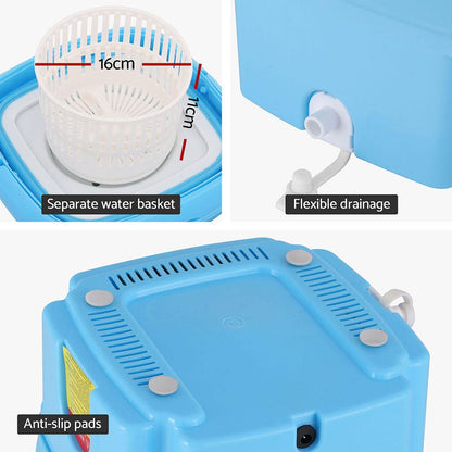 Devanti Appliances > Washers, Dryers & Irons > Washing Machines Devanti Portable Washing Machine 4.5L Blue