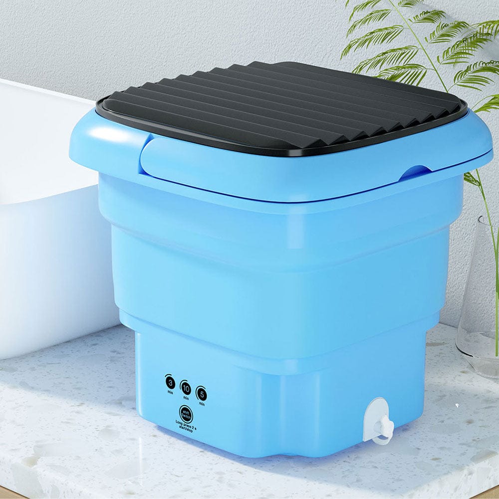 Devanti Appliances > Washers, Dryers & Irons > Washing Machines Devanti Portable Washing Machine 4.5L Blue