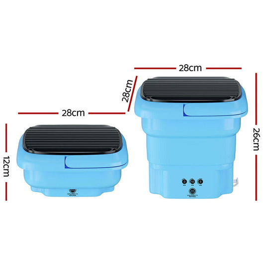 Devanti Appliances > Washers, Dryers & Irons > Washing Machines Devanti Portable Washing Machine 4.5L Blue