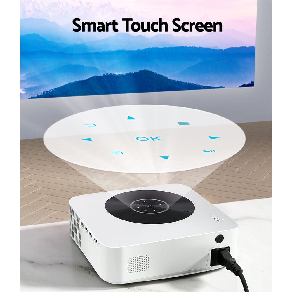 Devanti Audio & Video > Projectors & Accessories > Projectors Devanti Bluetooth Video Projector WIFI 1080P Home Theater HDMI Touch Screen