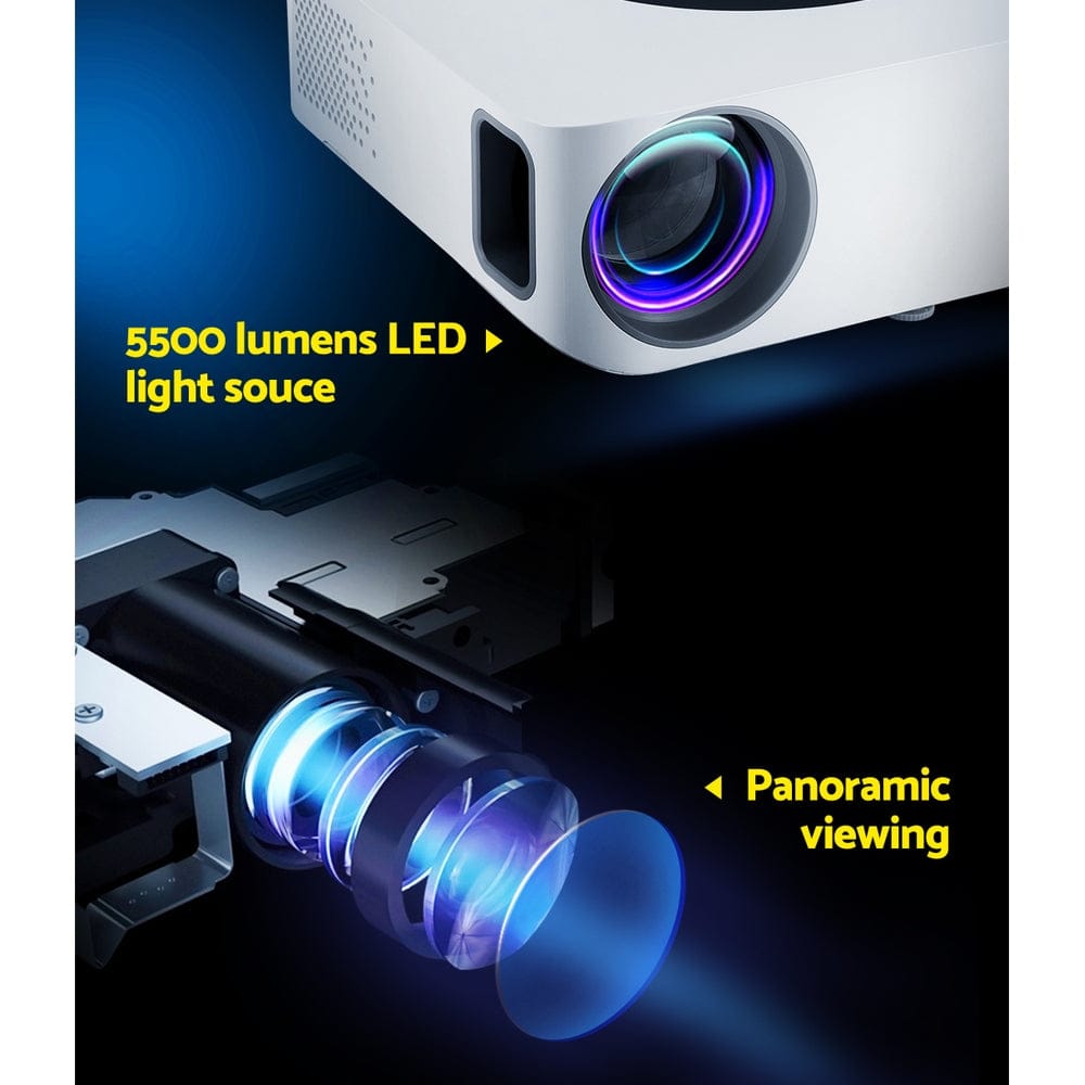 Devanti Audio & Video > Projectors & Accessories > Projectors Devanti Bluetooth Video Projector WIFI 1080P Home Theater HDMI Touch Screen