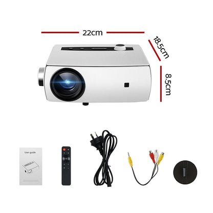 Devanti Audio & Video > Projectors & Accessories > Projectors Devanti Mini Video Projector Wifi USB HDMI Portable HD 1080P Home Movie