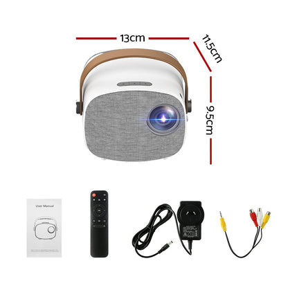Devanti Audio & Video > Projectors & Accessories > Projectors Devanti Mini Video Projector Wifi USB HDMI Portable HD 1080P Home Projector