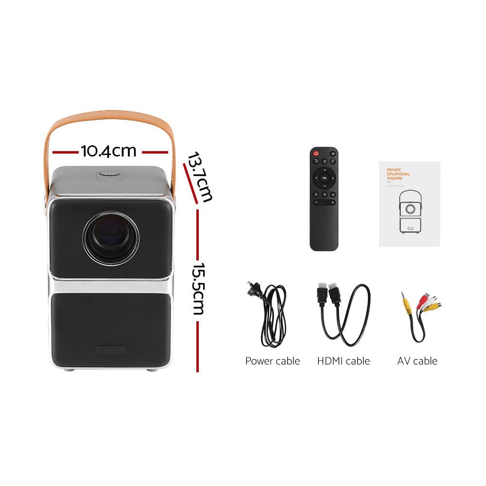 Devanti Audio & Video > Projectors & Accessories > Projectors Devanti Portable Mini Video Projector 4K Wifi Home Theater HDMI Support 1080P