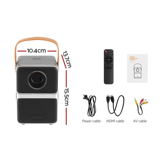 Devanti Audio & Video > Projectors & Accessories > Projectors Devanti Portable Mini Video Projector 4K Wifi Home Theater HDMI Support 1080P