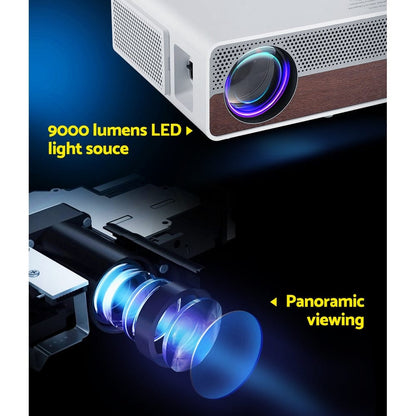 Devanti Audio & Video > Projectors & Accessories > Projectors Devanti Portable Wifi Video Projector 4K Home Theater HDMI 1080P Native