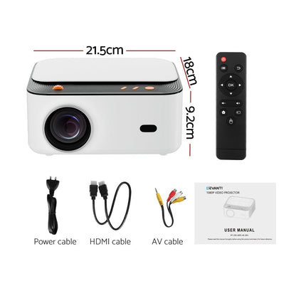 Devanti Audio & Video > Projectors & Accessories > Projectors Devanti Video Project 4K 1080P Android 5G Wifi Home Cinema