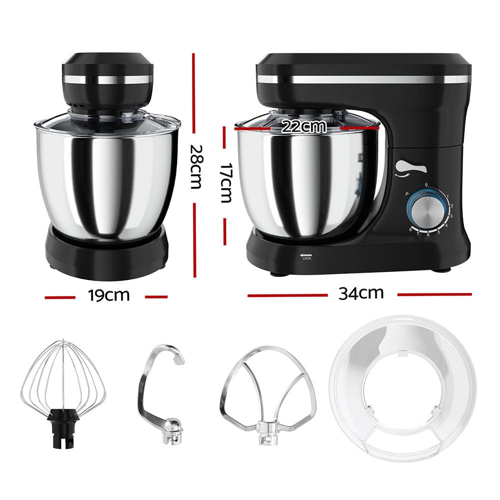 Devanti Audio & Video > Speakers > Audio Speakers Devanti 3in1 Stand Mixer 8 Speed 5L Mix Master 400W Black
