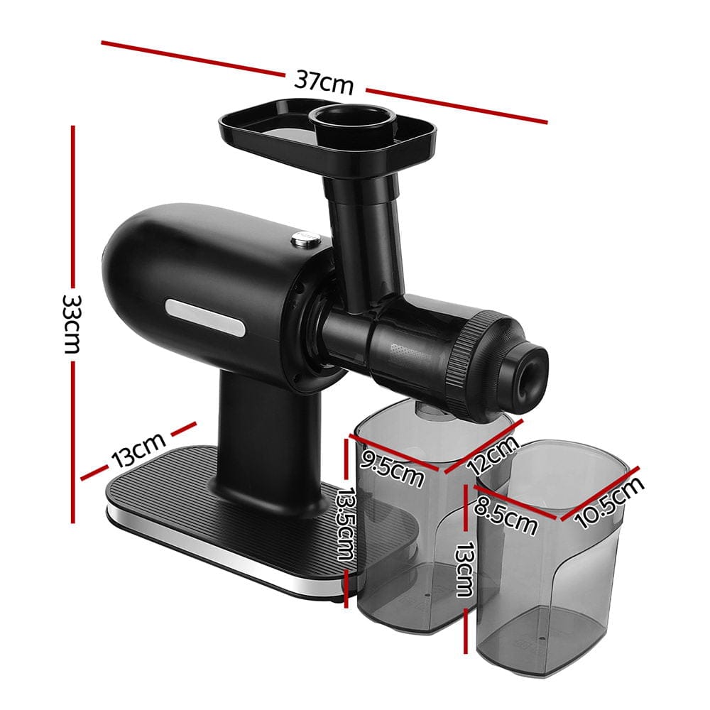 Devanti Commercial > Commercial Others > Distilling & Brewing Devanti Cold Press Slow Juicer Fruit Juice Extractor 160W Black