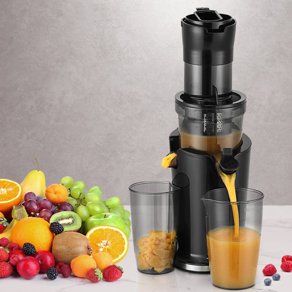 Devanti Commercial > Commercial Others > Distilling & Brewing Devanti Slow Juicer Cold Press Fruit Juice Extractor 200W Black