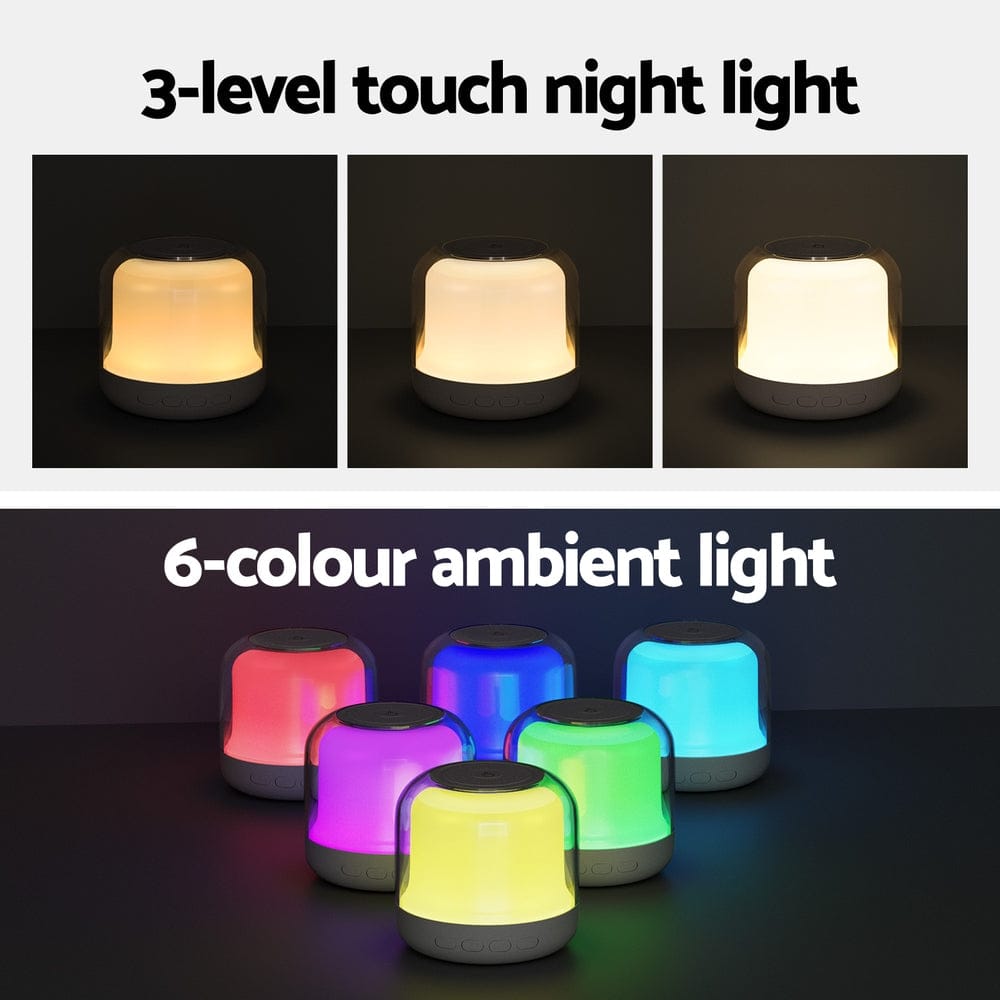 Devanti Electronics > Mobile Accessories > Phone Chargers Devanti 3 in 1 Wireless Charger 15W Fast Charging RGB Light Bluetooth Speaker for Phone