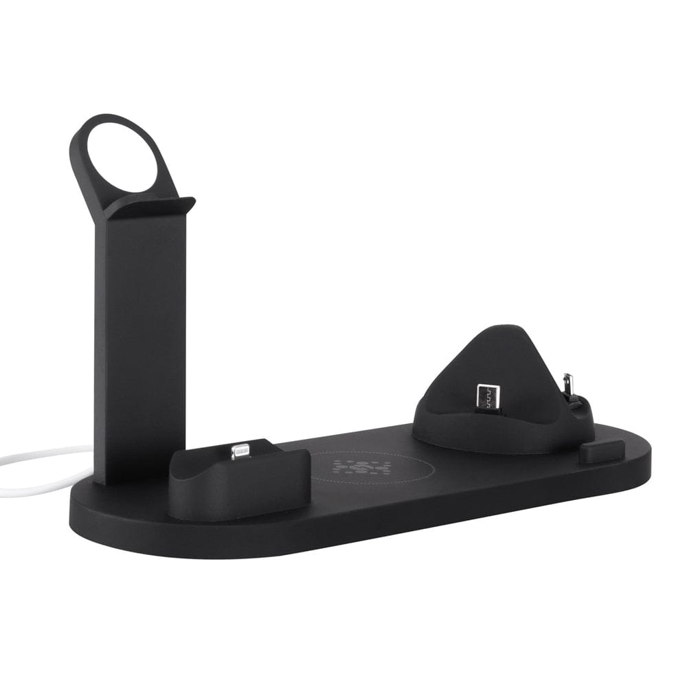 Devanti Electronics > Mobile Accessories > Phone Chargers Devanti 4 in 1 Wireless Charger Multi-function Station for Phone Airpod iWatch 15W