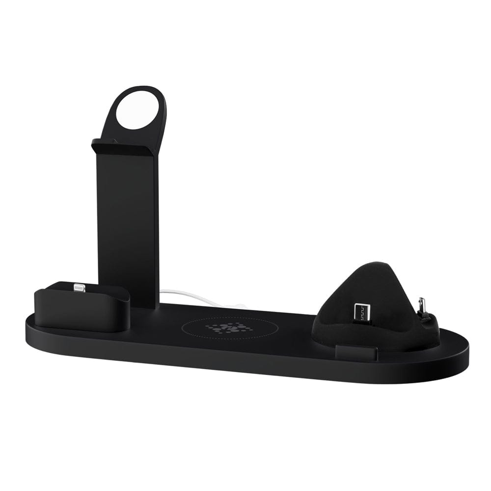 Devanti Electronics > Mobile Accessories > Phone Chargers Devanti 4 in 1 Wireless Charger Multi-function Station for Phone Airpod iWatch 15W
