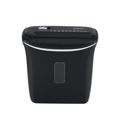 Devanti Electronics > Printers > Printers & Accessories Devanti 12L Cross-Cut Shredder 8-Sheet Paper Home Office Credit Card