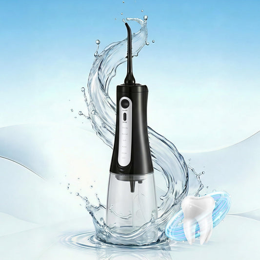 Devanti Health & Beauty > Personal Care > Oral Care Devanti Cordless Water Flosser Dental Oral Irrigator Black