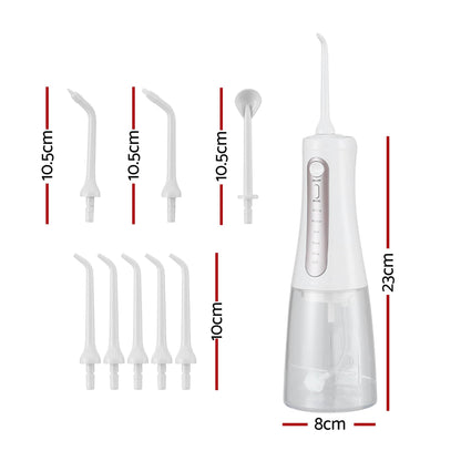 Devanti Health & Beauty > Personal Care > Oral Care Devanti Cordless Water Flosser Dental Oral Irrigator White
