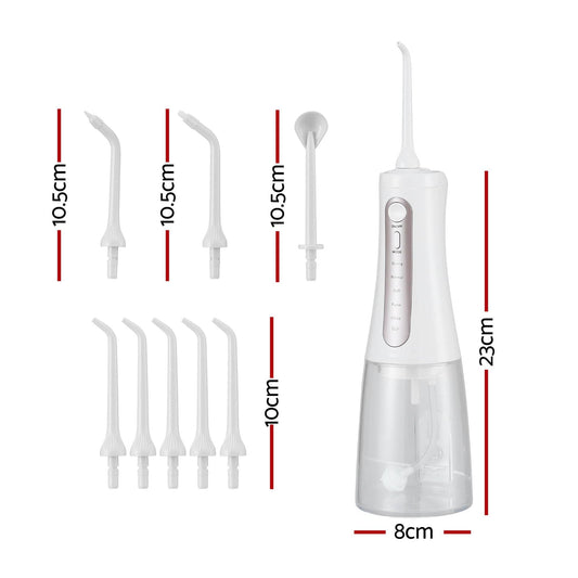 Devanti Health & Beauty > Personal Care > Oral Care Devanti Cordless Water Flosser Dental Oral Irrigator White