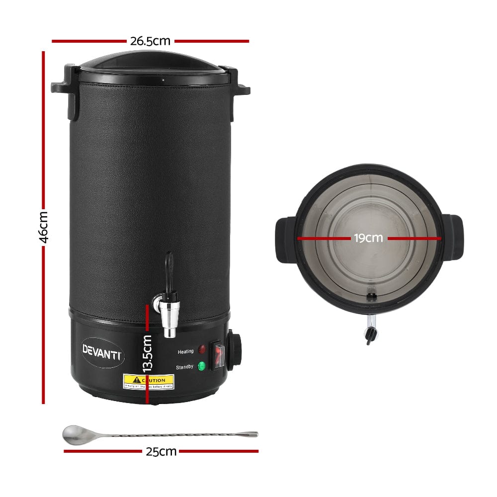 Devanti Home & Garden > Decor > Candle Accessories Devanti 10L Wax Melter Candle Making 1520W Melting Pot Furnace Pour Spout Soap