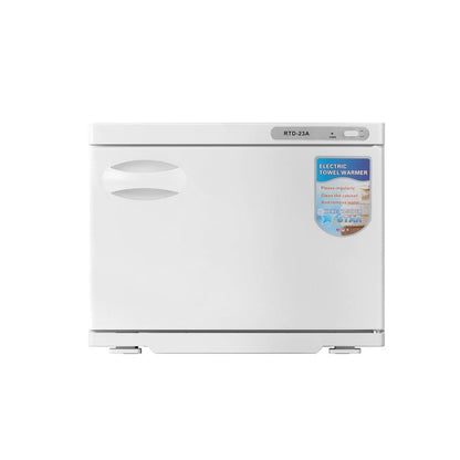 Devanti Home & Garden > Fountains > Fountain & Ponds Accessories Devanti 23L Towel Warmer UV Sterilizer Heater Cabinet Beauty SPA Salon White