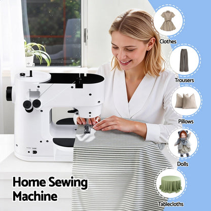 Devanti Home & Garden > Hobbies > Arts & Crafts Devanti 39 Stitches Mini Sewing Machine Portable Sewing Machine Kit