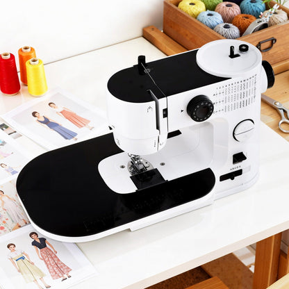 Devanti Home & Garden > Hobbies > Arts & Crafts Devanti 39 Stitches Mini Sewing Machine Portable Sewing Machine Kit
