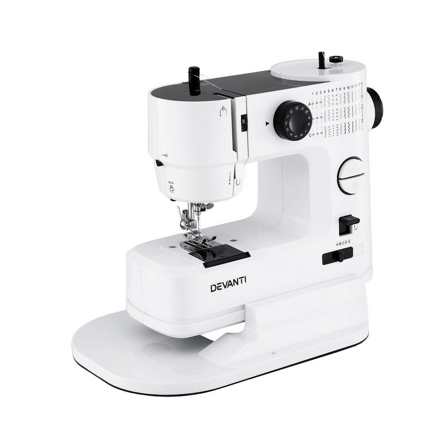 Devanti Home & Garden > Hobbies > Arts & Crafts Devanti 39 Stitches Mini Sewing Machine Portable Sewing Machine Kit