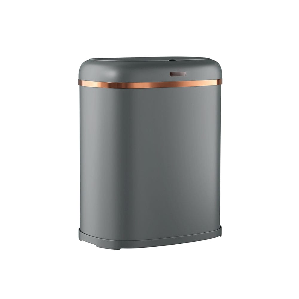 Devanti Home & Garden > Kitchen Bins > Automatic Bins Devanti 38L Motion Sensor Bin Rubbish Automatic Grey