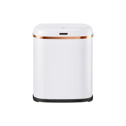 Devanti Home & Garden > Kitchen Bins > Automatic Bins Devanti 38L Motion Sensor Bin Rubbish Automatic White