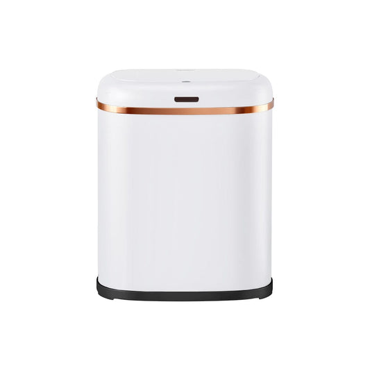 Devanti Home & Garden > Kitchen Bins > Automatic Bins Devanti 38L Motion Sensor Bin Rubbish Automatic White