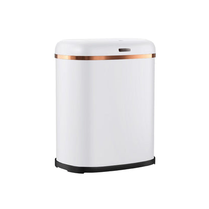Devanti Home & Garden > Kitchen Bins > Automatic Bins Devanti 38L Motion Sensor Bin Rubbish Automatic White
