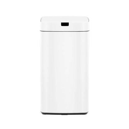Devanti Home & Garden > Kitchen Bins > Automatic Bins Devanti 45L Motion Sensor Bin Rubbish Automatic White