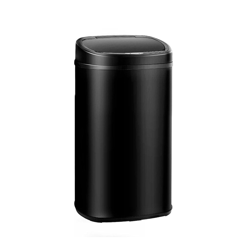 Devanti Home & Garden > Kitchen Bins > Automatic Bins Devanti 58L Motion Sensor Bin Rubbish Automatic Black