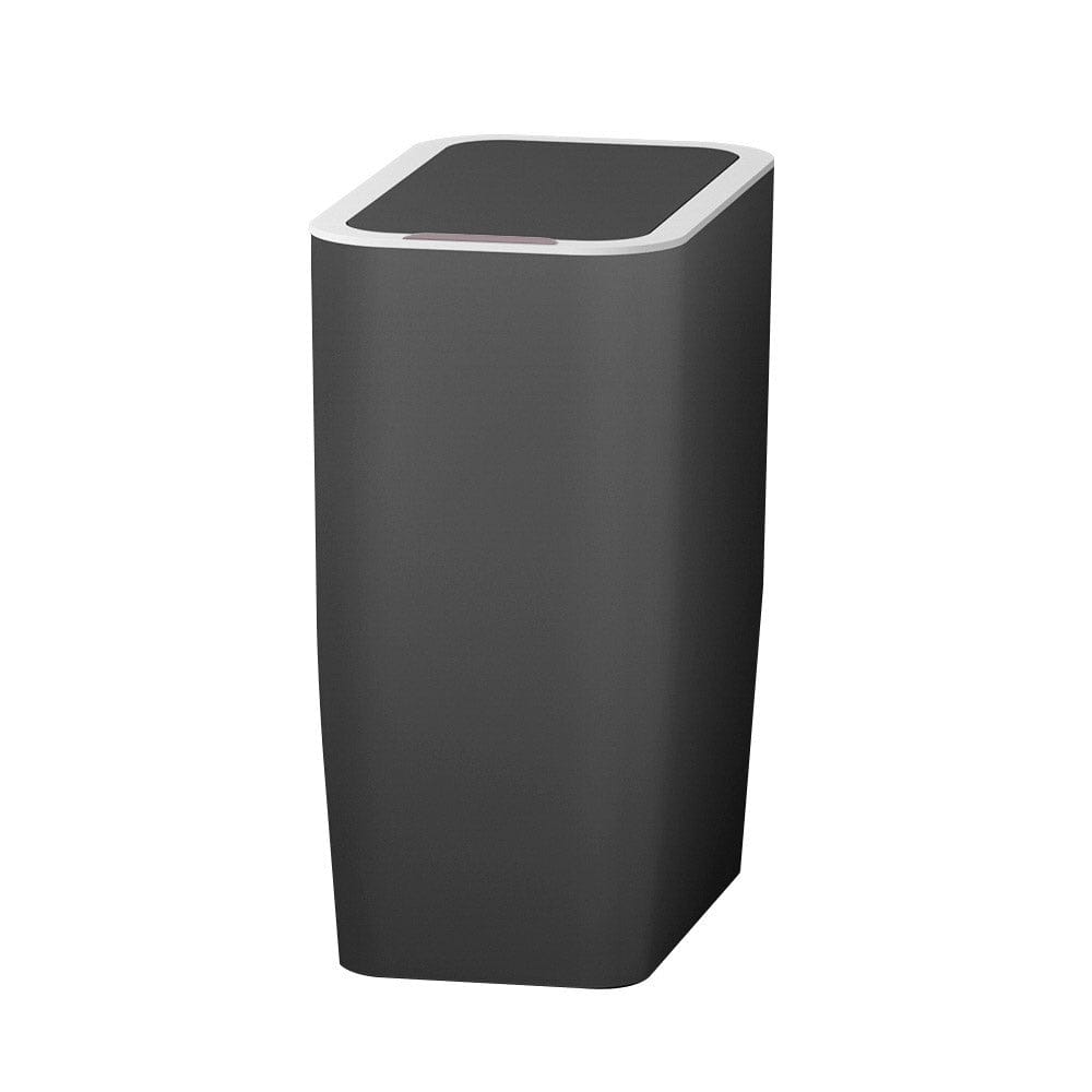 Devanti Home & Garden > Kitchen Bins > Automatic Bins Devanti 9L Motion Sensor Bin Rubbish Automatic Ash Black
