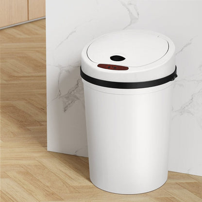 Devanti Home & Garden > Kitchen Bins > Automatic Bins Devanti Sensor Bin Motion Rubbish Bins Kitchen Automatic Trash Can White 9L
