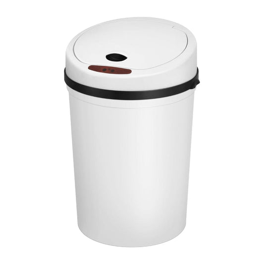 Devanti Home & Garden > Kitchen Bins > Automatic Bins Devanti Sensor Bin Motion Rubbish Bins Kitchen Automatic Trash Can White 9L