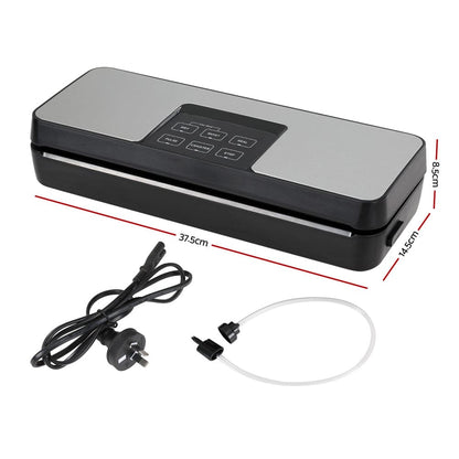 Devanti Home & Garden > Kitchenware > Food Storage Devanti Food Vacuum Sealer Machine Fresh Storage Auto Seal Slide Cutter 5 Modes
