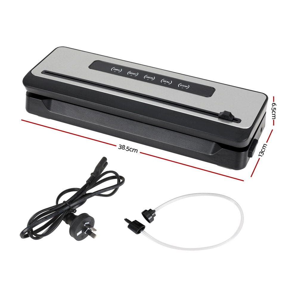 Devanti Home & Garden > Kitchenware > Food Storage Devanti Food Vacuum Sealer Machine Fresh Storage Sealing Cutter Bags 4 Modes