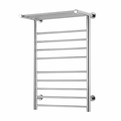Devanti Home & Garden > Laundry & Cleaning > Drying Racks & Hangers Devanti Electric Heated Towel Rail Rack 14 Bars Wall Mounted Clothes Dry Warmer