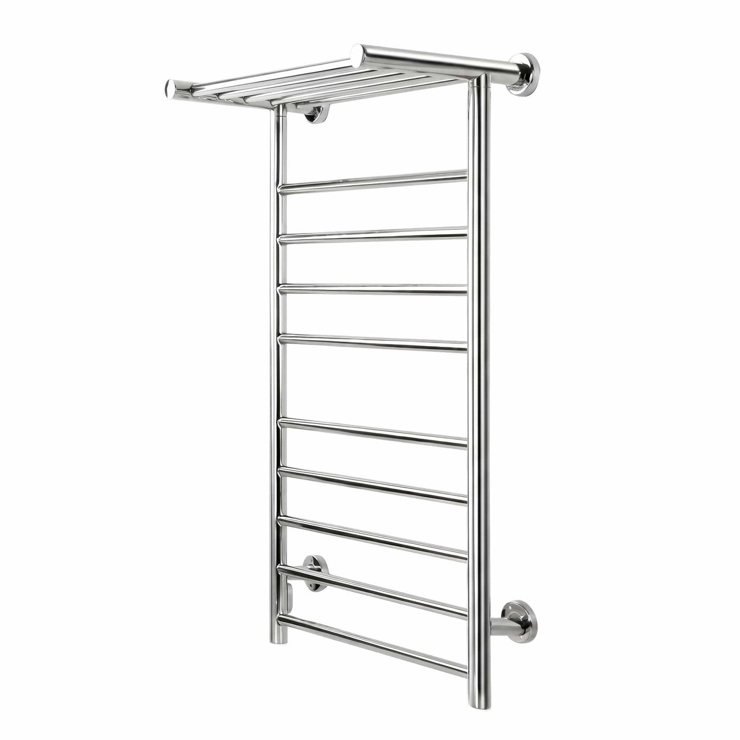 Devanti Home & Garden > Laundry & Cleaning > Drying Racks & Hangers Devanti Electric Heated Towel Rail Rack 14 Bars Wall Mounted Clothes Dry Warmer
