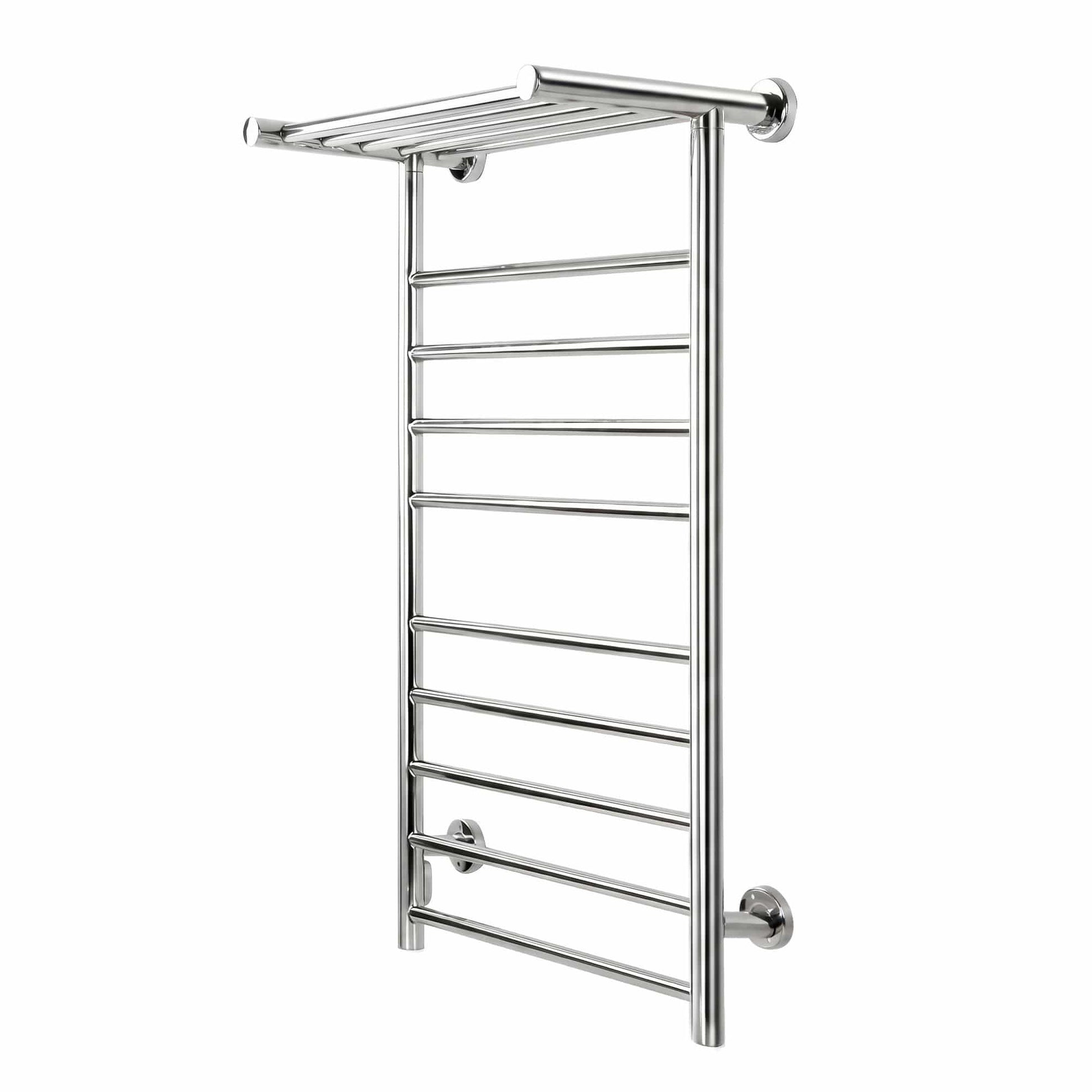 Devanti Home & Garden > Laundry & Cleaning > Drying Racks & Hangers Devanti Electric Heated Towel Rail Rack 14 Bars Wall Mounted Clothes Dry Warmer