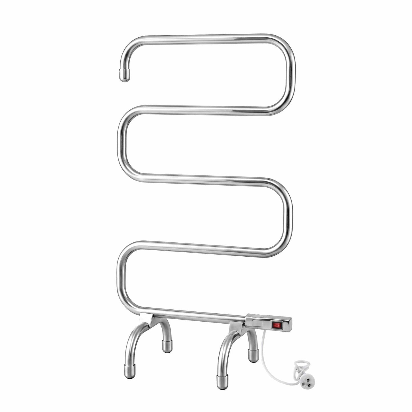 Devanti Home & Garden > Laundry & Cleaning > Drying Racks & Hangers Devanti Electric Heated Towel Rail Rack 5 Bars Freestanding Clothes Dry Warmer